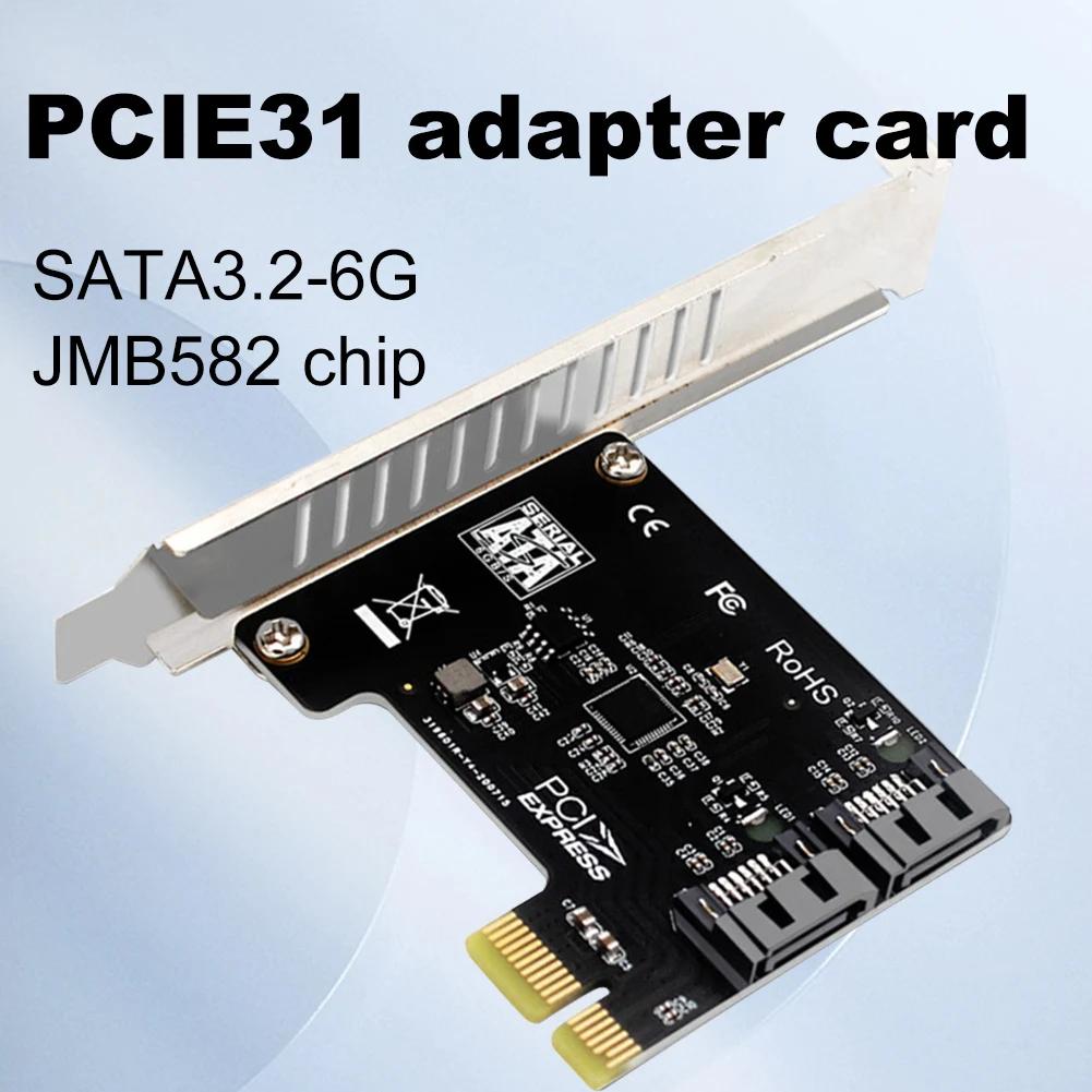 ũž PC SATA 3.1 Ȯ Ʈѷ ī, PCIe to 2 Ʈ SATA 3.1 Ȯ ī, 6Gbps PCI Express to 2 Ʈ